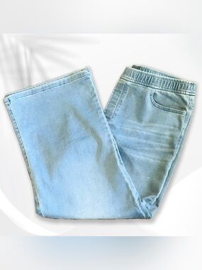 Pure Jill Indigo Light Wash Denim Capris M